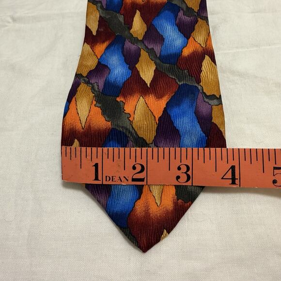 J. Garcia Collector’s Edition Silk Tie – Stonehenge Abstract USA 90s - Picture 4 of 9